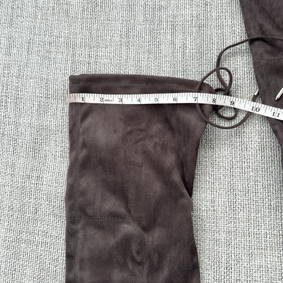 Marc Fisher Over the Knee Boots Womens Size 7.5 Ulona Grey OTK Shoes - Picture 5 of 9